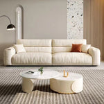 LUXORA S1383 solid Fashionable 170-210cm High-Tech wood minimalist sofa style Fabric