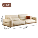 LUXORA S1383 solid Fashionable 170-210cm High-Tech wood minimalist sofa style Fabric