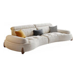 LUXORA S1385 Style High-Tech Wood Fashionable Minimalist Sofa Solid 170-210cm Fabric