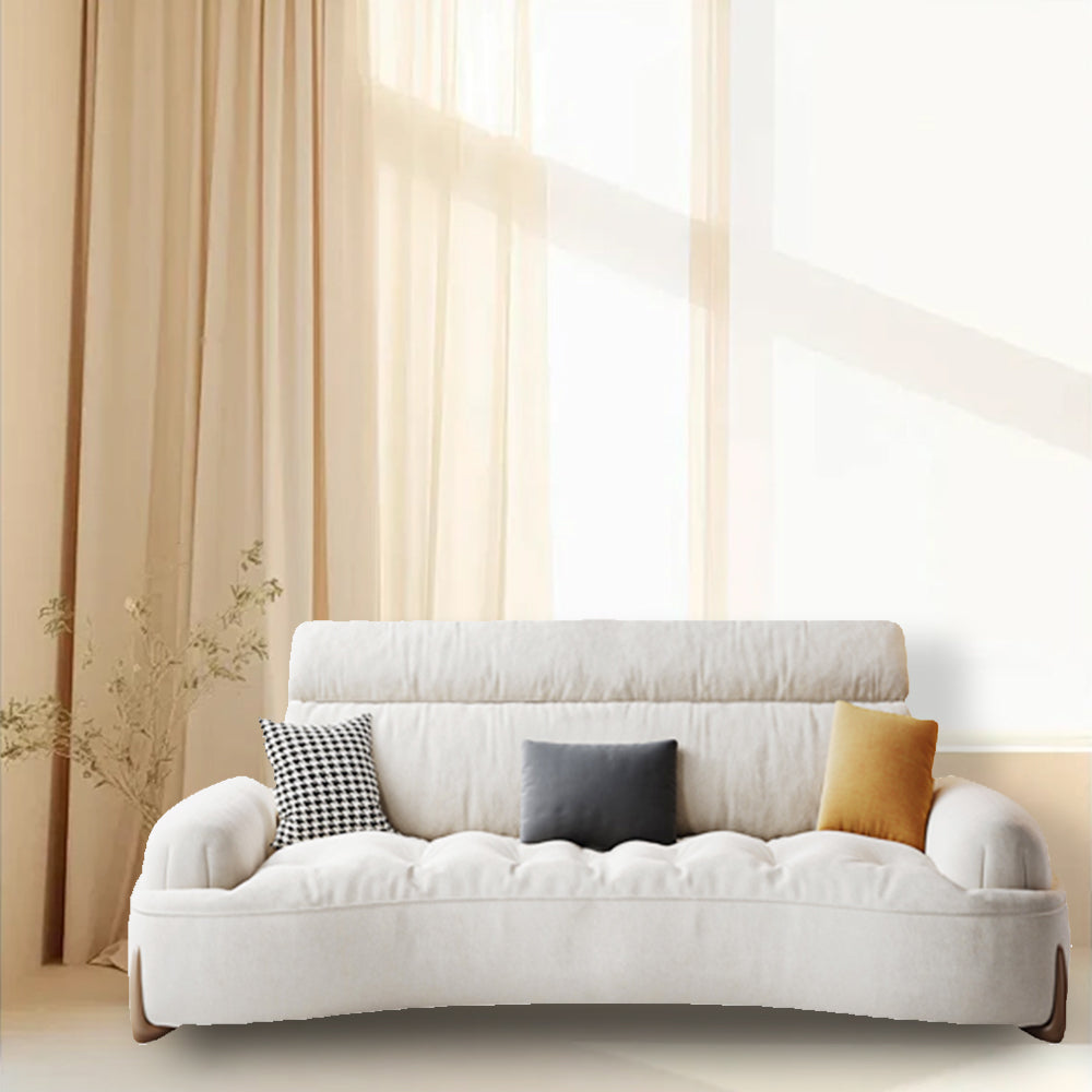 LUXORA S1385 Style High-Tech Wood Fashionable Minimalist Sofa Solid 170-210cm Fabric