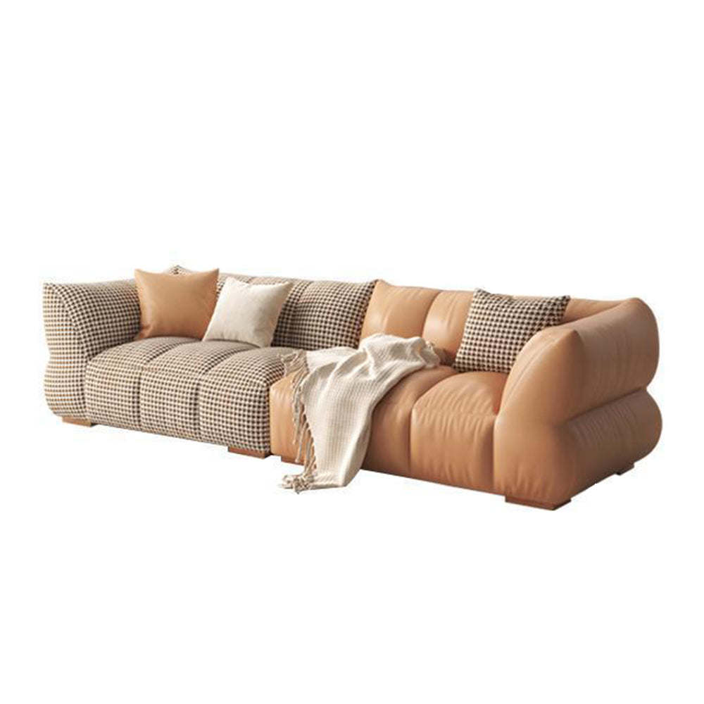 LUXORA S1386 High-Tech Style 170-210cm Wood Minimalist Sofa Solid Fashionable Fabric