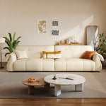 LUXORA S1408 Solid Length Wood Sofa 220/250cm Leather Microfiber Fabric Frame