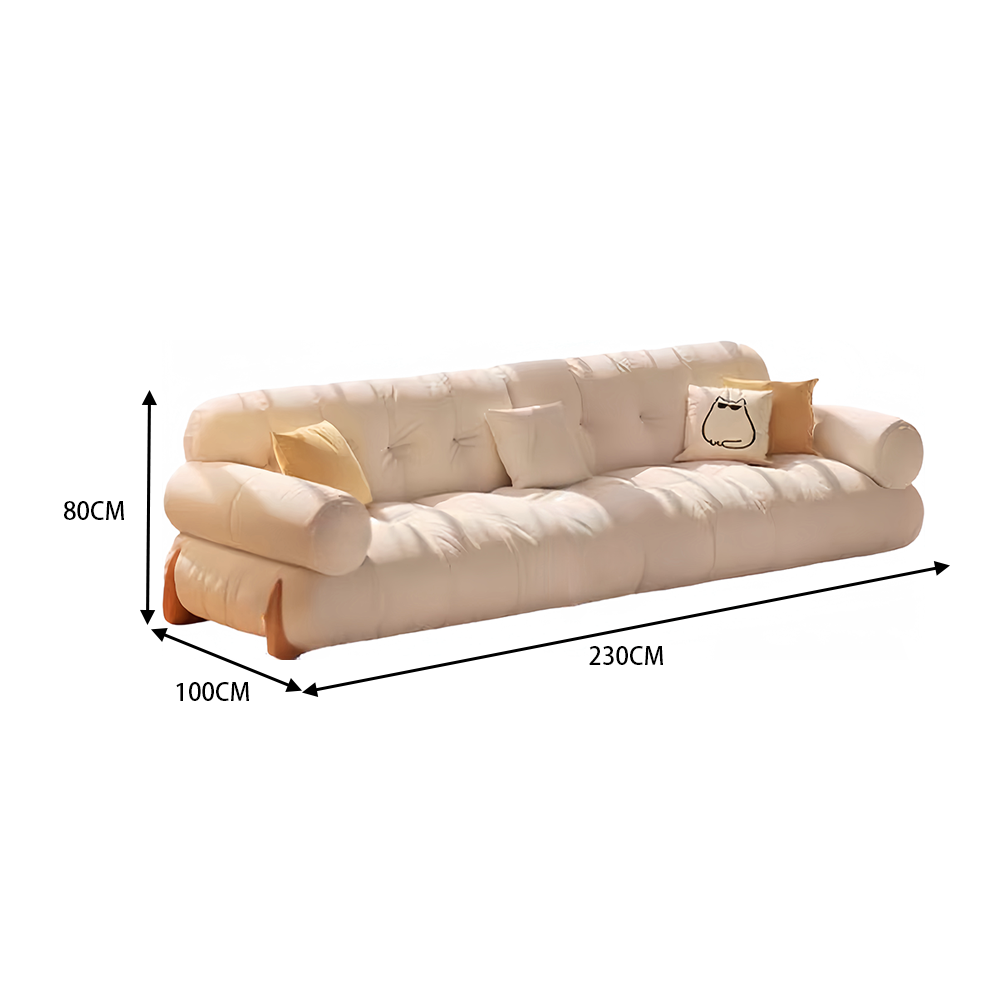 LUXORA S1469 230/260CM Style Minimalist Modern Frame Imported Pine Sofa