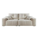 LUXORA S1477 High-Tech Wood 170-210cm Style Sofa Minimalist Fashionable Solid Fabric
