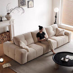 LUXORA S1477 High-Tech Wood 170-210cm Style Sofa Minimalist Fashionable Solid Fabric