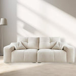 LUXORA S1477 High-Tech Wood 170-210cm Style Sofa Minimalist Fashionable Solid Fabric