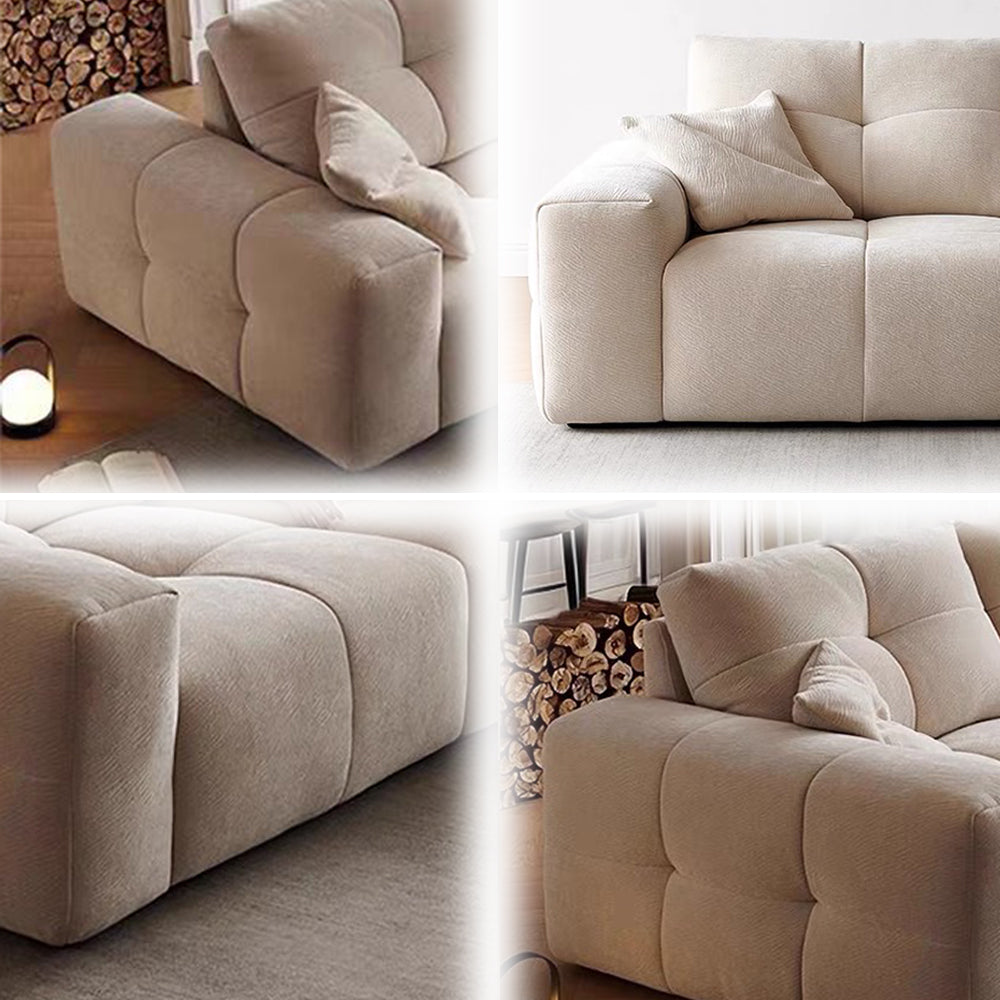 LUXORA S1477 High-Tech Wood 170-210cm Style Sofa Minimalist Fashionable Solid Fabric