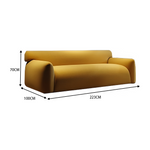 LUXORA S1494 223CM Pine Style Frame Minimalist Modern Imported Sofa