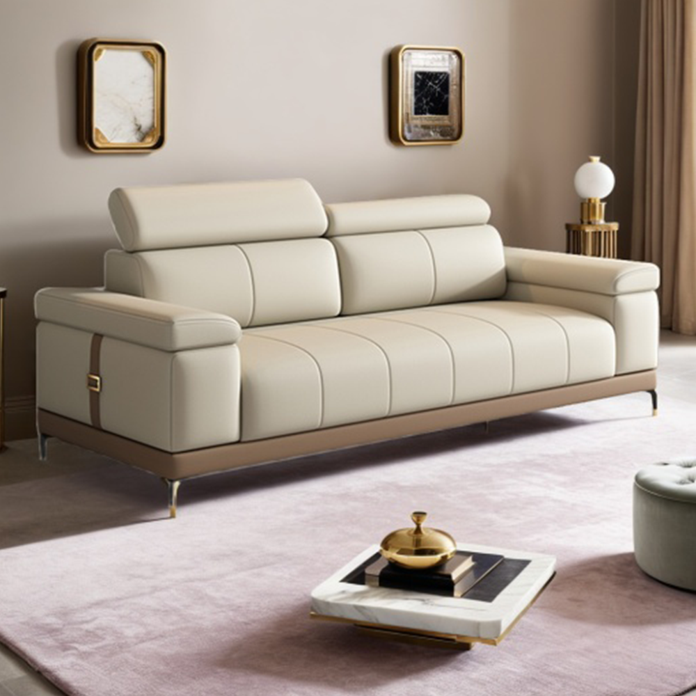 LUXORA S1499 Style Modern Pine 220CM Minimalist Frame Imported Sofa