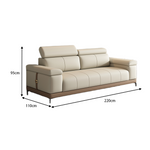 LUXORA S1499 Style Modern Pine 220CM Minimalist Frame Imported Sofa