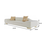 LUXORA S1501 Frame 250CM Style Imported Heterosexual Pine Modern Sofa