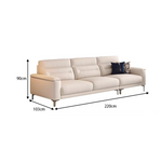 LUXORA S1508 Minimalist 220CM Frame Imported Pine Modern Style Sofa