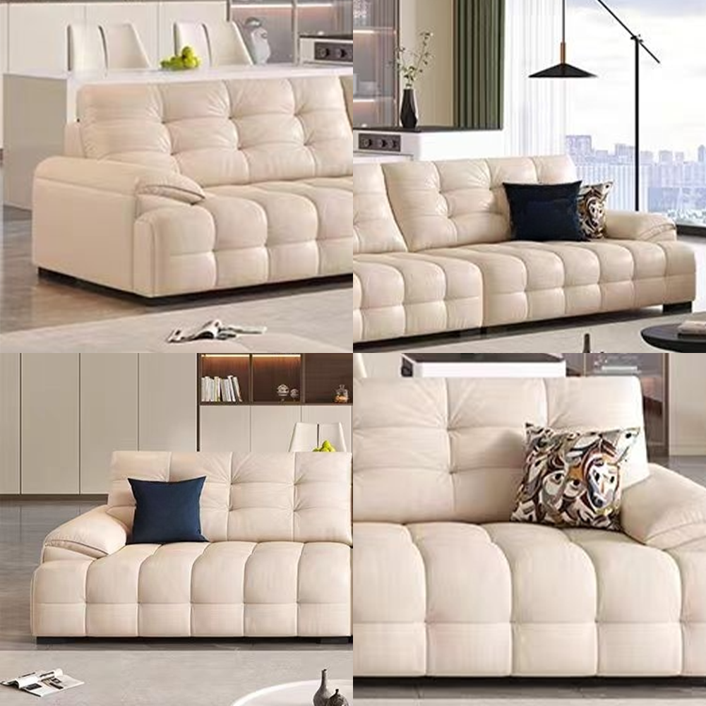 LUXORA S1515 Pine Minimalist Frame Modern Imported 220CM Style Sofa