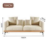 LUXORA S1536 210-240cm Minimalist Sofa Style Matte Solid Fashionable Wood Fabric