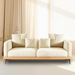 LUXORA S1536 210-240cm Minimalist Sofa Style Matte Solid Fashionable Wood Fabric