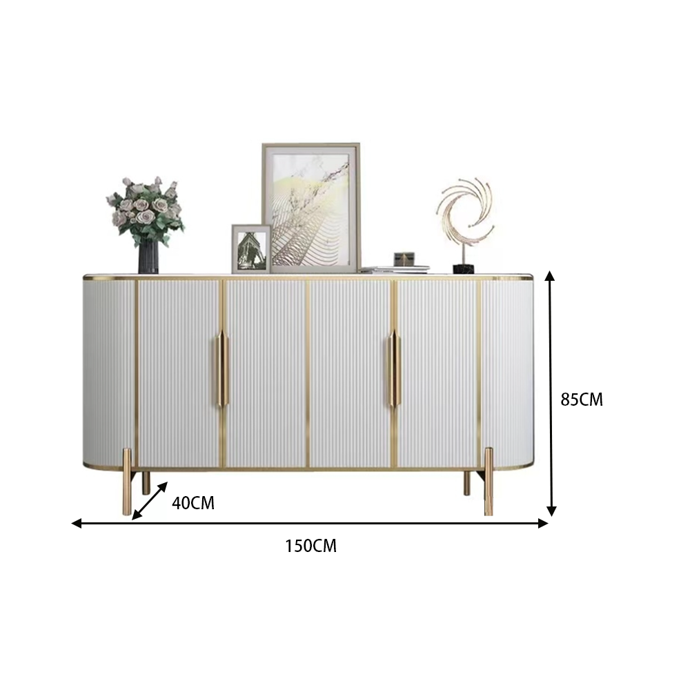 LUXORA SC1001 Dining Countertop Modern Slab Simple Rock 120/150CM Sideboard
