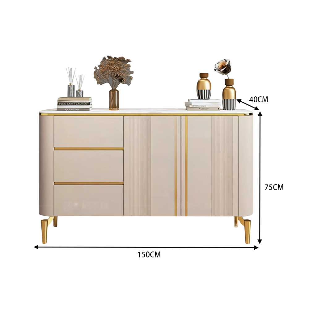 LUXORA SC1003 Countertop Slab Dining Rock Simple 120/150CM Modern Sideboard