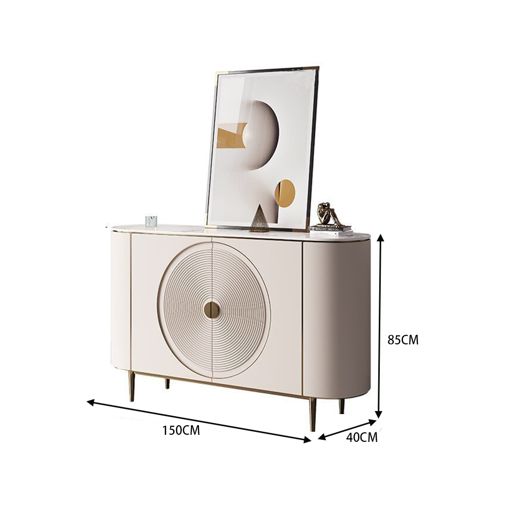 LUXORA SC1005 Slab Simple Countertop Dining Modern 120/150CM Rock Sideboard