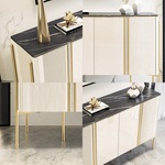 LUXORA SC1006 120/150CM Slab Rock Dining Countertop Simple Modern Sideboard
