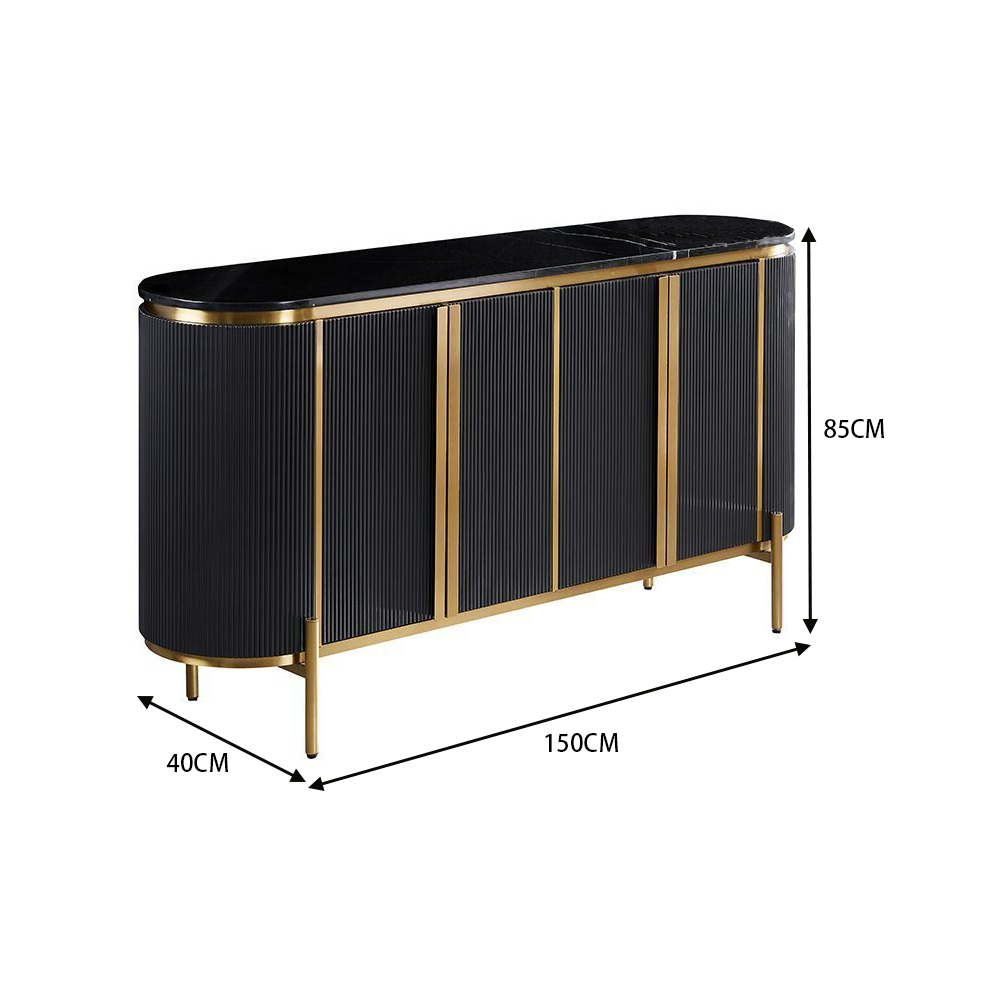 LUXORA SC1007 Rock Simple Modern Countertop Slab Dining 120/150CM Sideboard