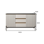 LUXORA SC1009 Luxury Countertop 120/150CM Slate Light Sideboard