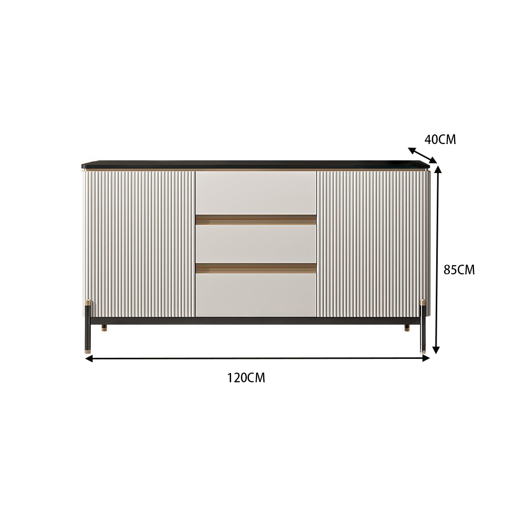 LUXORA SC1009 Luxury Countertop 120/150CM Slate Light Sideboard