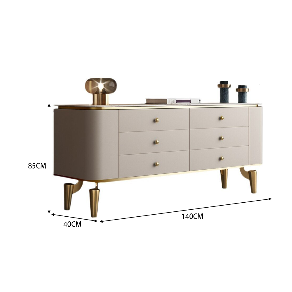 LUXORA SC1014 Countertop 140/160CM Dining Slab Modern Simple Rock Sideboard