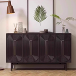 LUXORA SC1017 Modern 140/160CM Wood Countertop Solid Simple Sideboard