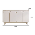 LUXORA SC1019 Dining Modern Rock Countertop Simple 80/120/150CM Slab Sideboard