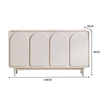LUXORA SC1019 Dining Modern Rock Countertop Simple 80/120/150CM Slab Sideboard