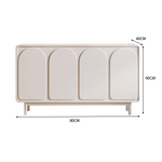 LUXORA SC1019 Dining Modern Rock Countertop Simple 80/120/150CM Slab Sideboard