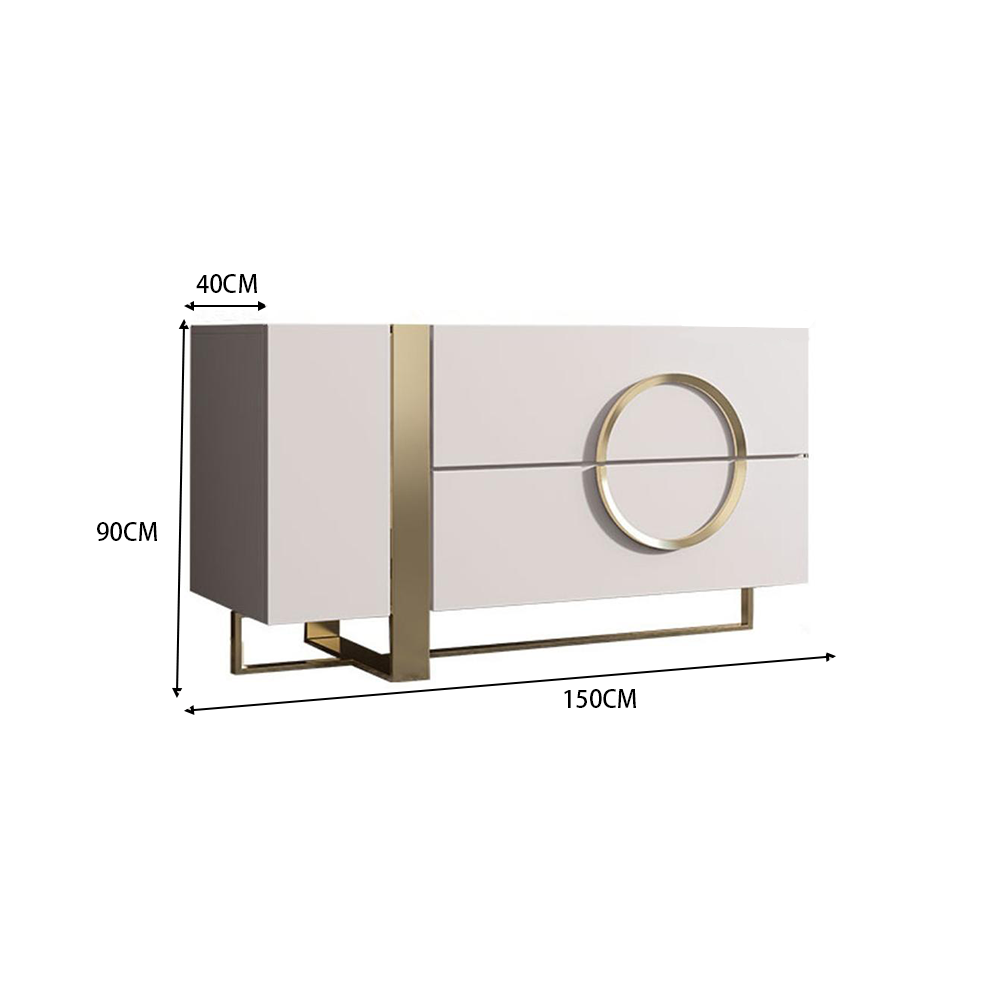 LUXORA SC1020 The Minimalist Wood Solid Now 150CM Sideboard