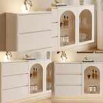 LUXORA SC1022 Modern Simple Cream 120/150CM Style Sideboard