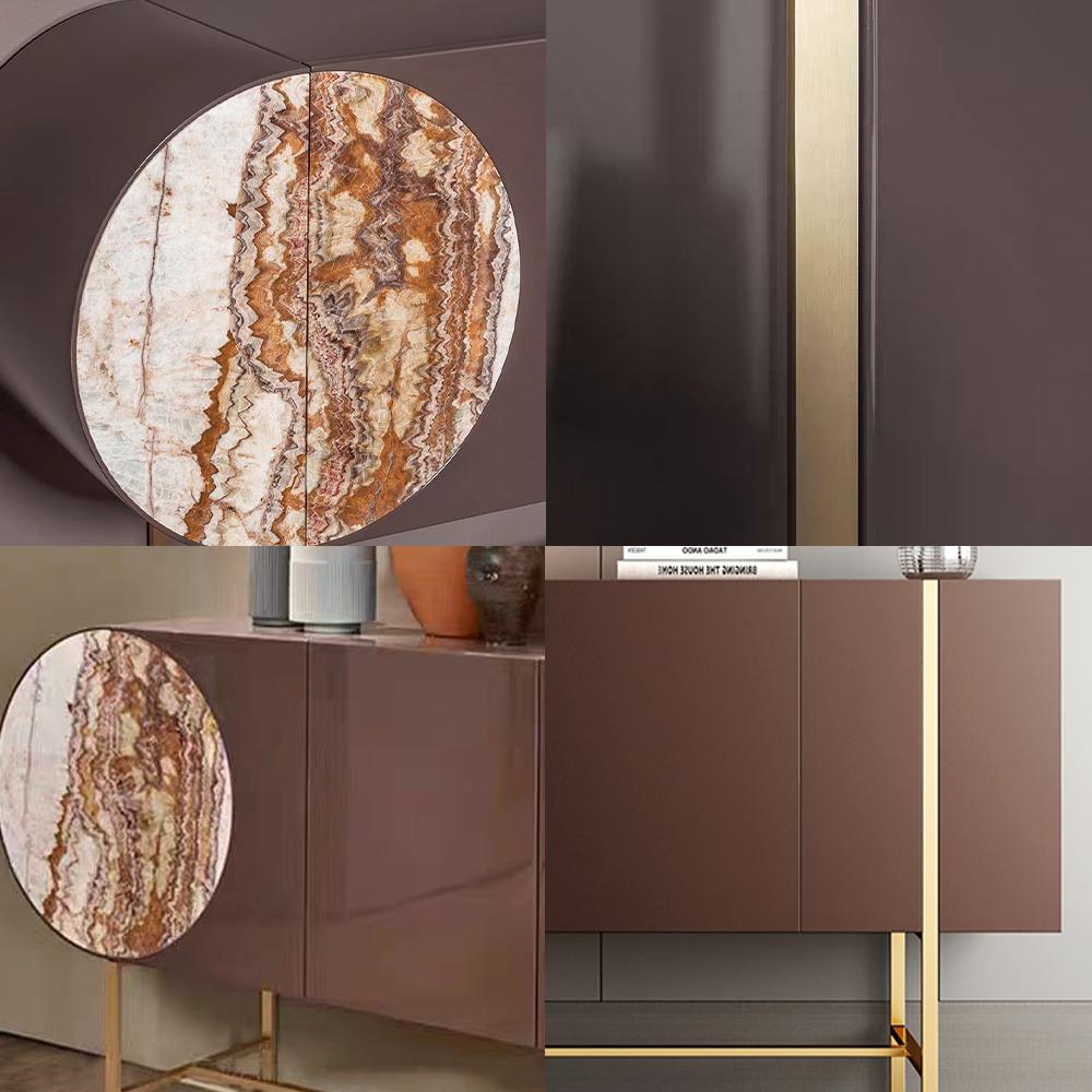 LUXORA SC1025 Slab Rock Minimalist Modern Countertop 150CM Dining Sideboard