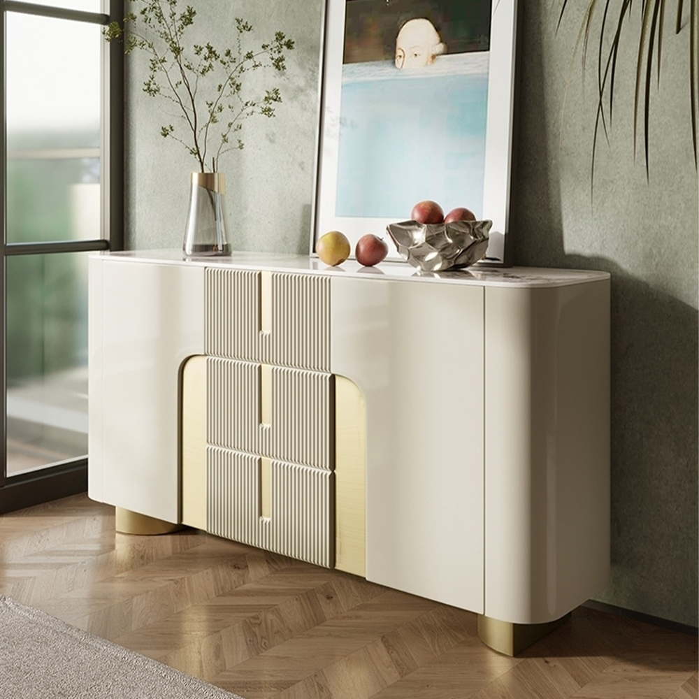 LUXORA SC1027 Slab Countertop Dining Minimalist 150CM Rock Modern Sideboard