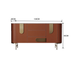 LUXORA SC1029 Countertop Light Luxury Slate 150CM Sideboard