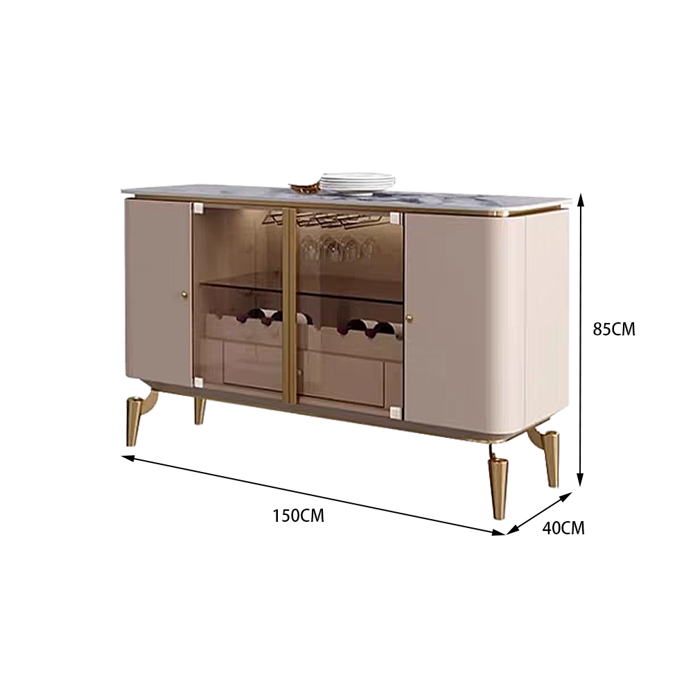 LUXORA SC1031 Dining Countertop 150CM Modern Simple Slab Rock Sideboard