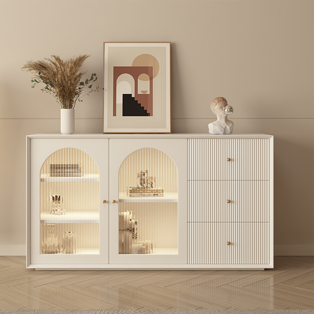 LUXORA SC1033 Simple Cream 150CM Style Modern Sideboard