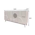 LUXORA SC1038 Light Luxury Ultra-Crystal Dining 140/160CM Countertop Sideboard
