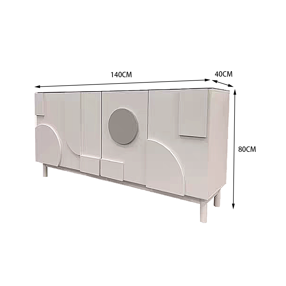 LUXORA SC1038 Light Luxury Ultra-Crystal Dining 140/160CM Countertop Sideboard