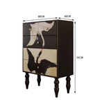 LUXORA SC1039 Solid Wood Hand Painted Sideboard