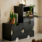 LIVARA SC1049 Multifunctional Wood Solid 50CM Combination Sideboard