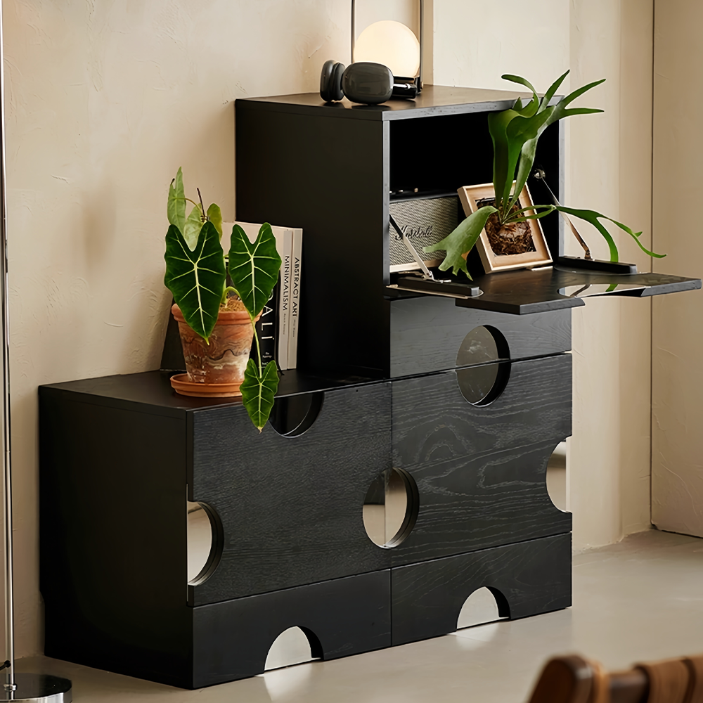 LIVARA SC1049 Multifunctional Wood Solid 50CM Combination Sideboard