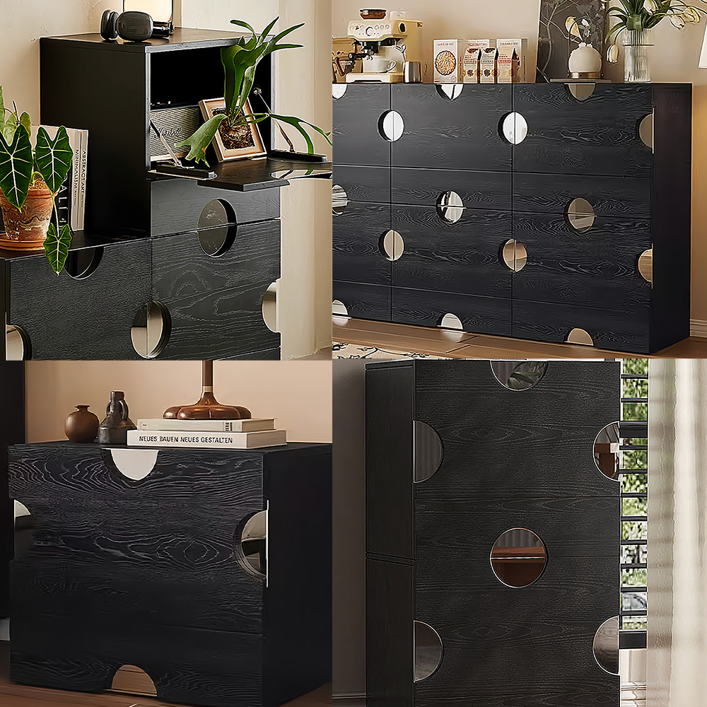 LIVARA SC1049 Multifunctional Wood Solid 50CM Combination Sideboard