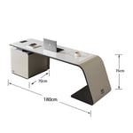 LUXORA WD1002 Style Sintered Stone Minimalist 180/200/220/240cm Desk