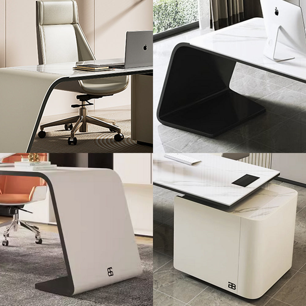 LUXORA WD1002 Style Sintered Stone Minimalist 180/200/220/240cm Desk