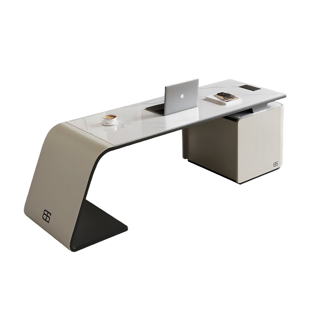 LUXORA WD1002 Style Sintered Stone Minimalist 180/200/220/240cm Desk