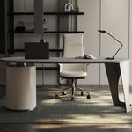 LUXORA WD1024 Desk 140/160/180cm Length Sintered Office Stone Tabletop