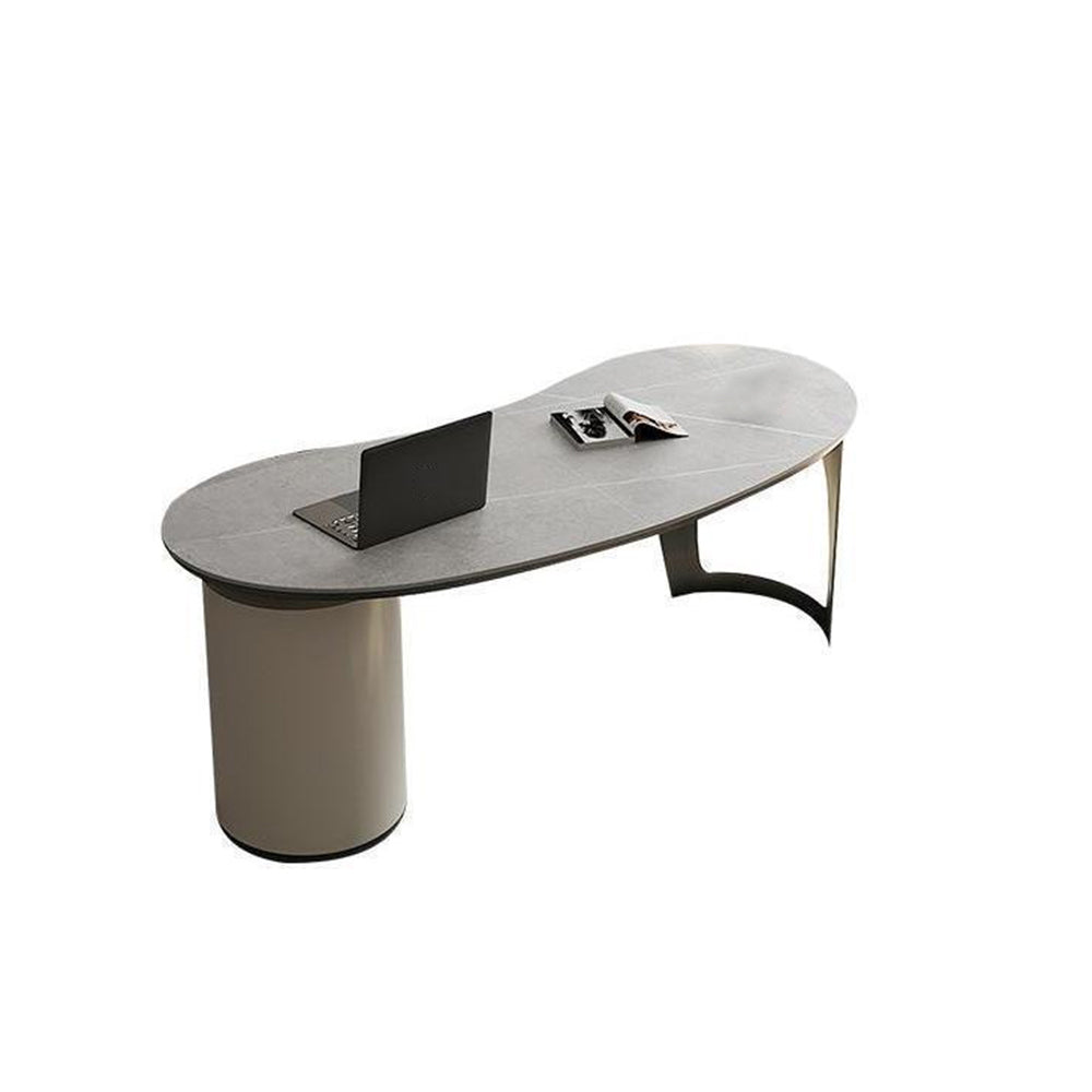 LUXORA WD1024 Desk 140/160/180cm Length Sintered Office Stone Tabletop