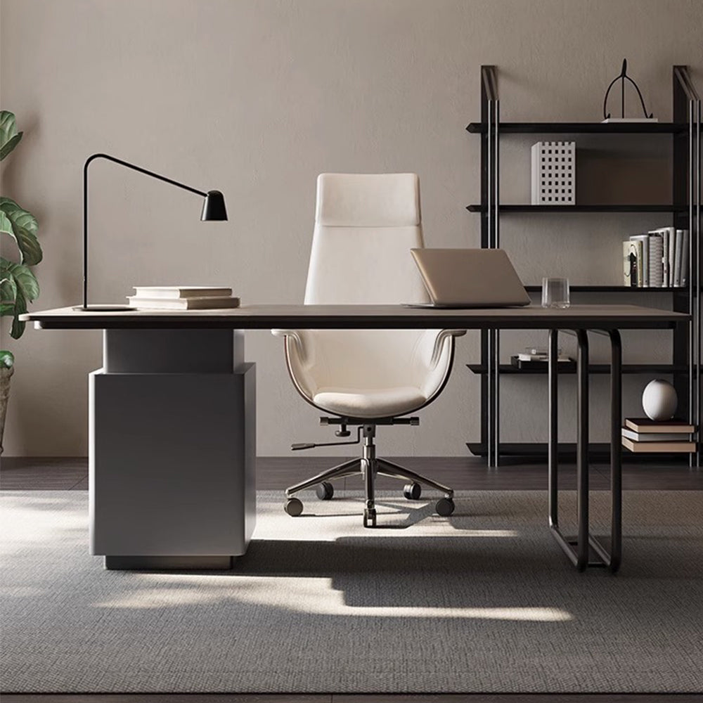 LUXORA WD1026 Length Desk 140/160/180cm Stone Office Sintered Tabletop